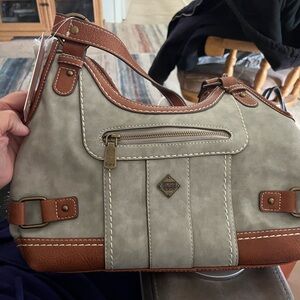 BOC leather shoulder bag, NTW, Born Concept vintage